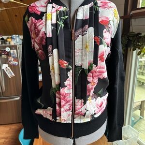 Ted Baker Women’s Zip Up Bomber style Cardigan